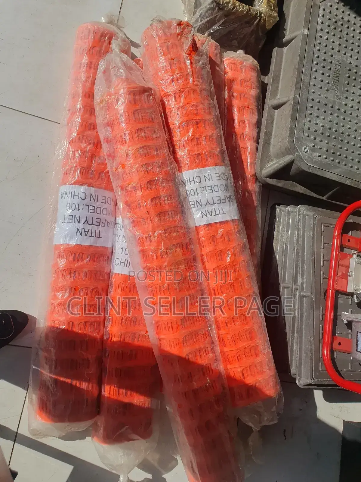 Orange Safety Barrier Net/ Guard Grid.