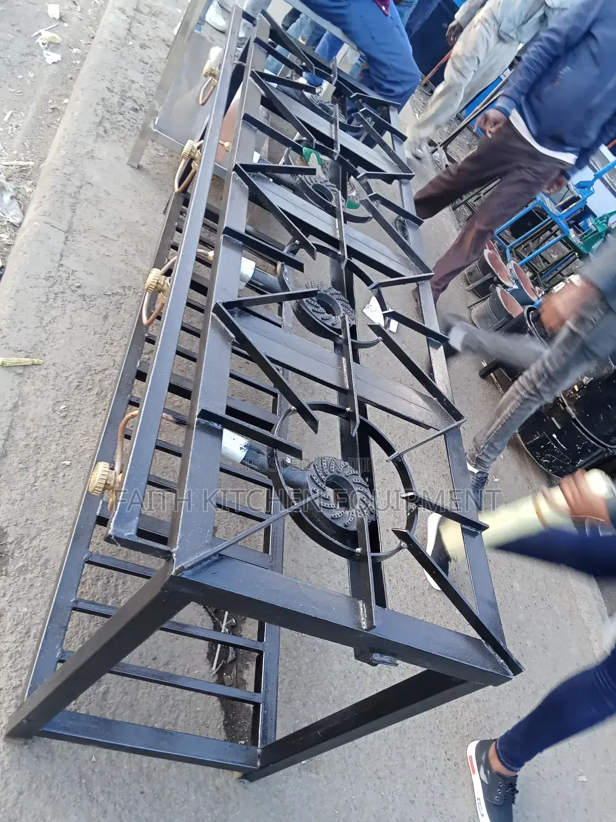 Mild Steel 4 Burner Cooker