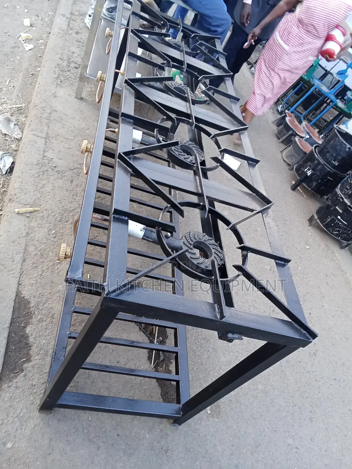 Mild Steel 4 Burner Cooker