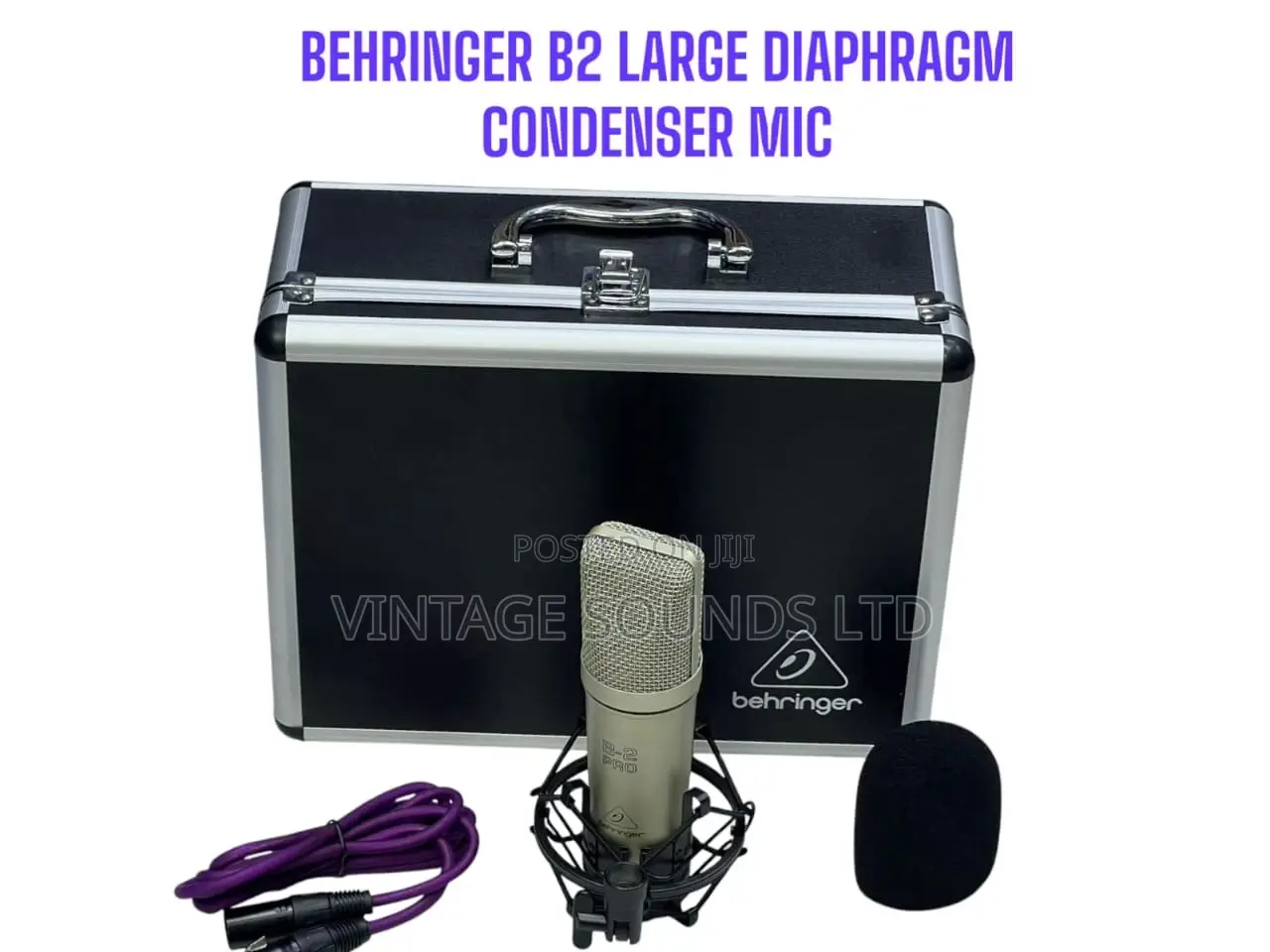 Behringer B-2 Pro Dual-Diaphragm Condenser Microphone (Gray)