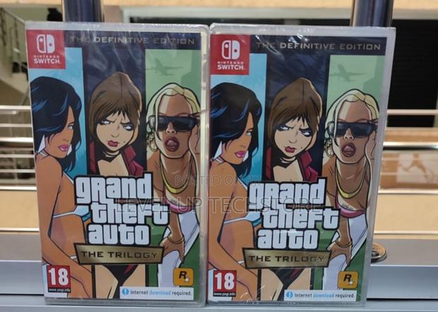 GTA Trilogy Nintendo Switch Video Game - main view