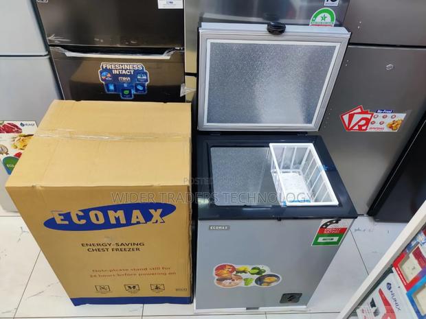 Ecomax BD-109 109L Chest Freezer Silver