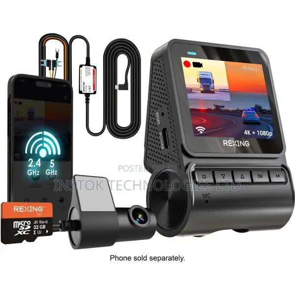 Rexing V1P Flex X4 Wifi Dual Dash Cam