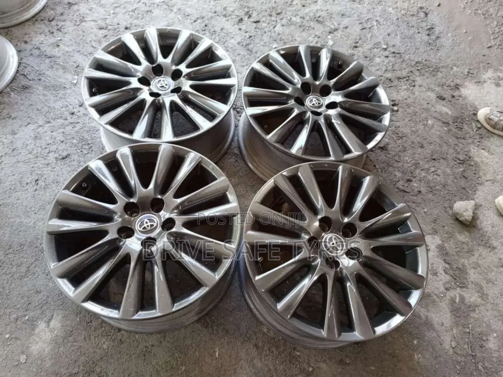 18 Inch Ex Japan Lexus Original Rims Set Grey