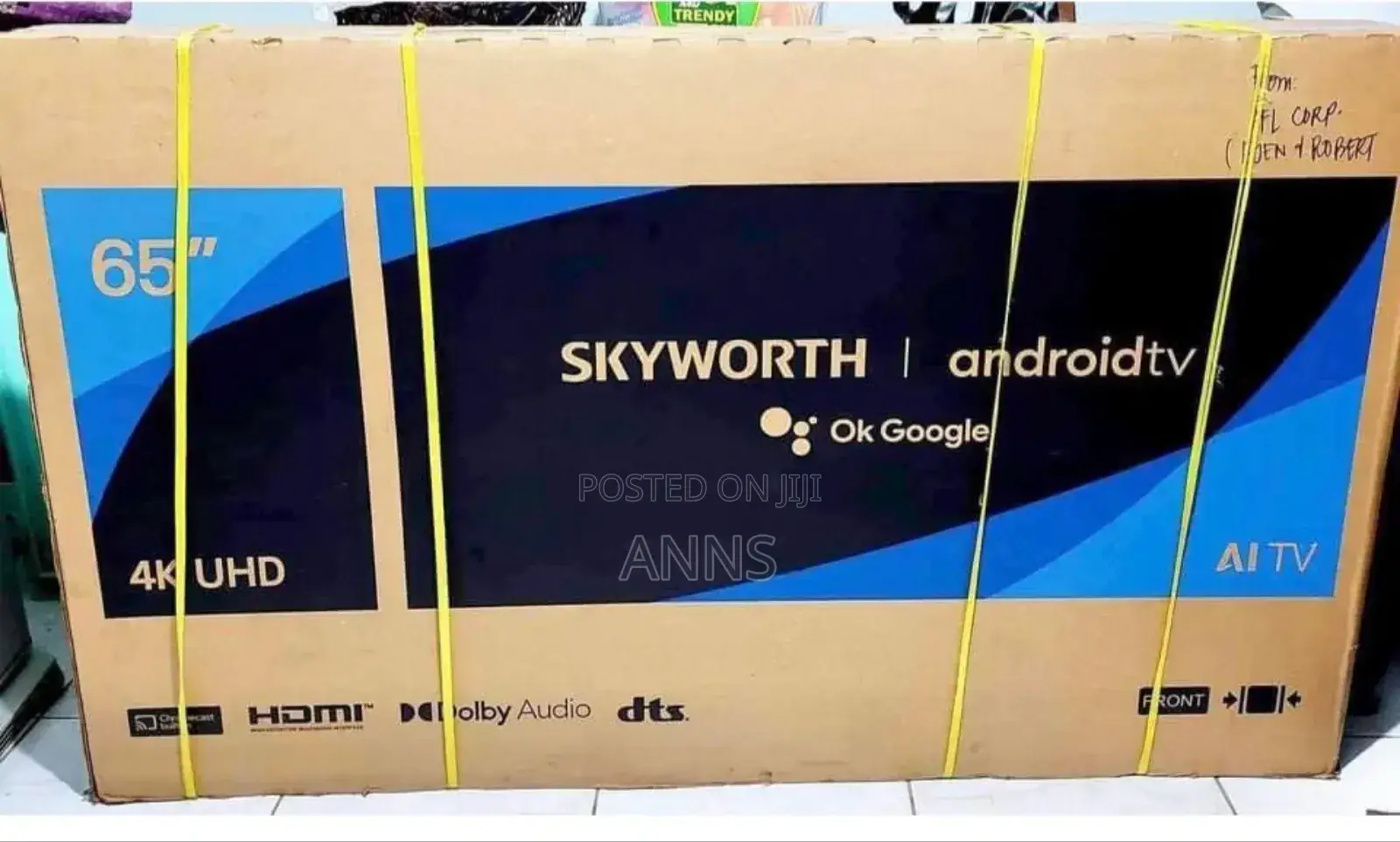 Skyworth 65" Google Uhd4k Smart Television