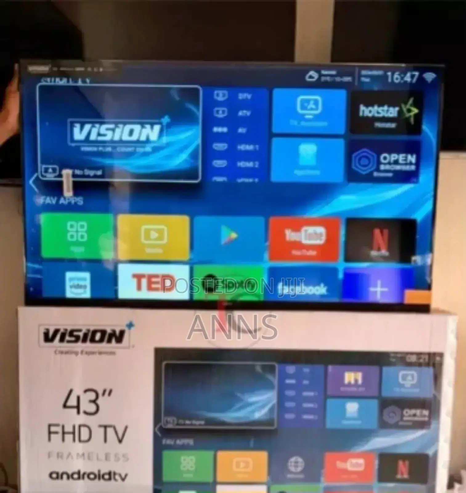 Vision 43" Smart Android Vidaaa Television