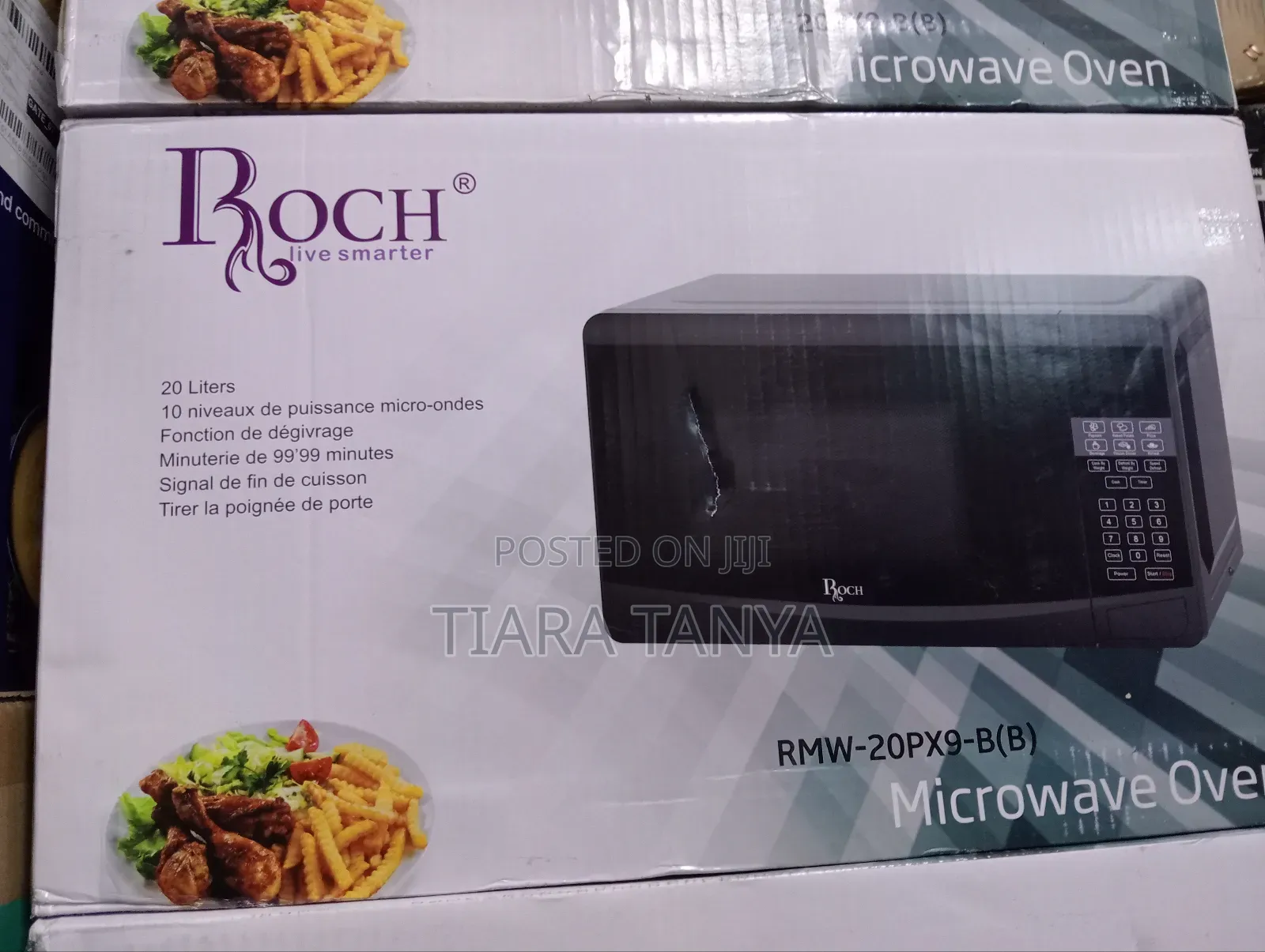 Roch RMW-20PX9-B (B) Microwave Oven, 700W, 20L – Black