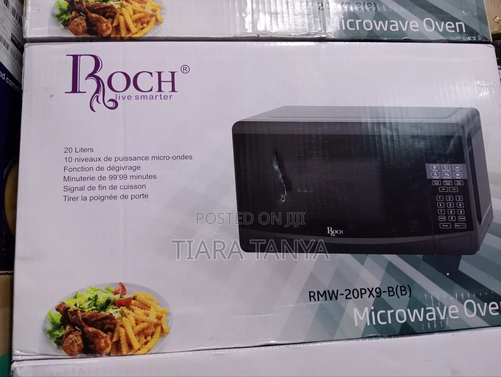 Roch RMW-20PX9-B (B) Microwave Oven, 700W, 20L – Black