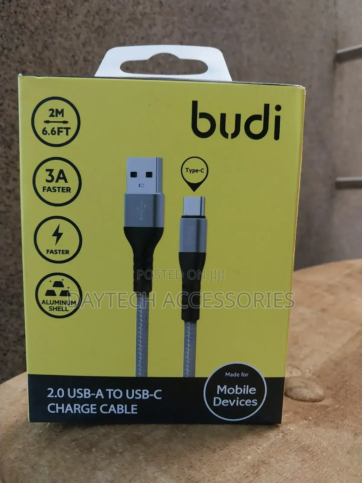 Budi Usb to Usb-C Cable 2m