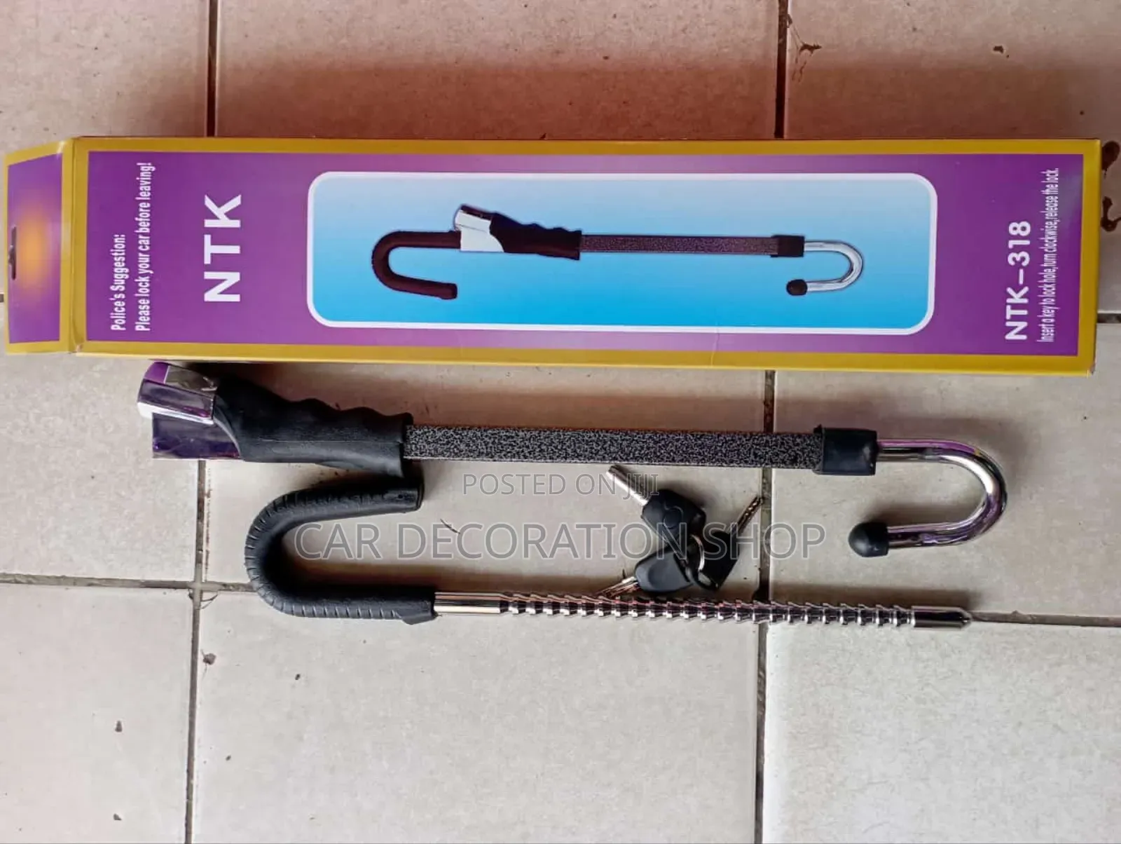 High Professional Antitheft Steel Steering_pedal Lock