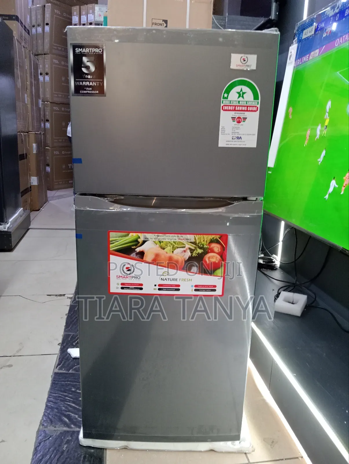 Smart Pro SFR-150DT-I Top-Mounted Defrost Fridge - 118L