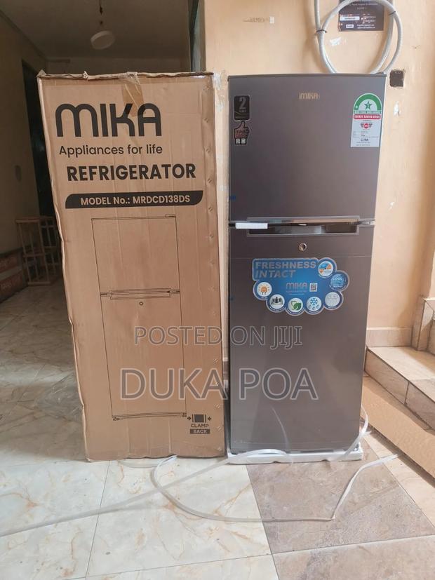 Mika Fridge 138litres Double Door