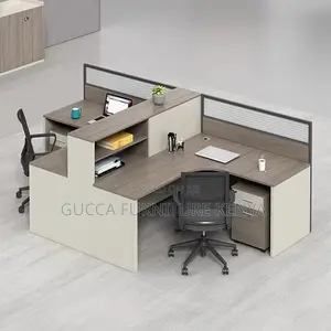 Workstations:2-Way L-Shaped Modular Office Workstation