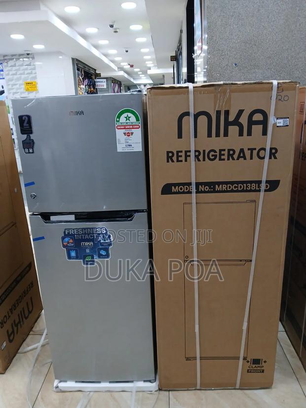 Mika Double Door Frodge Mika 138l Double Door Fridge
