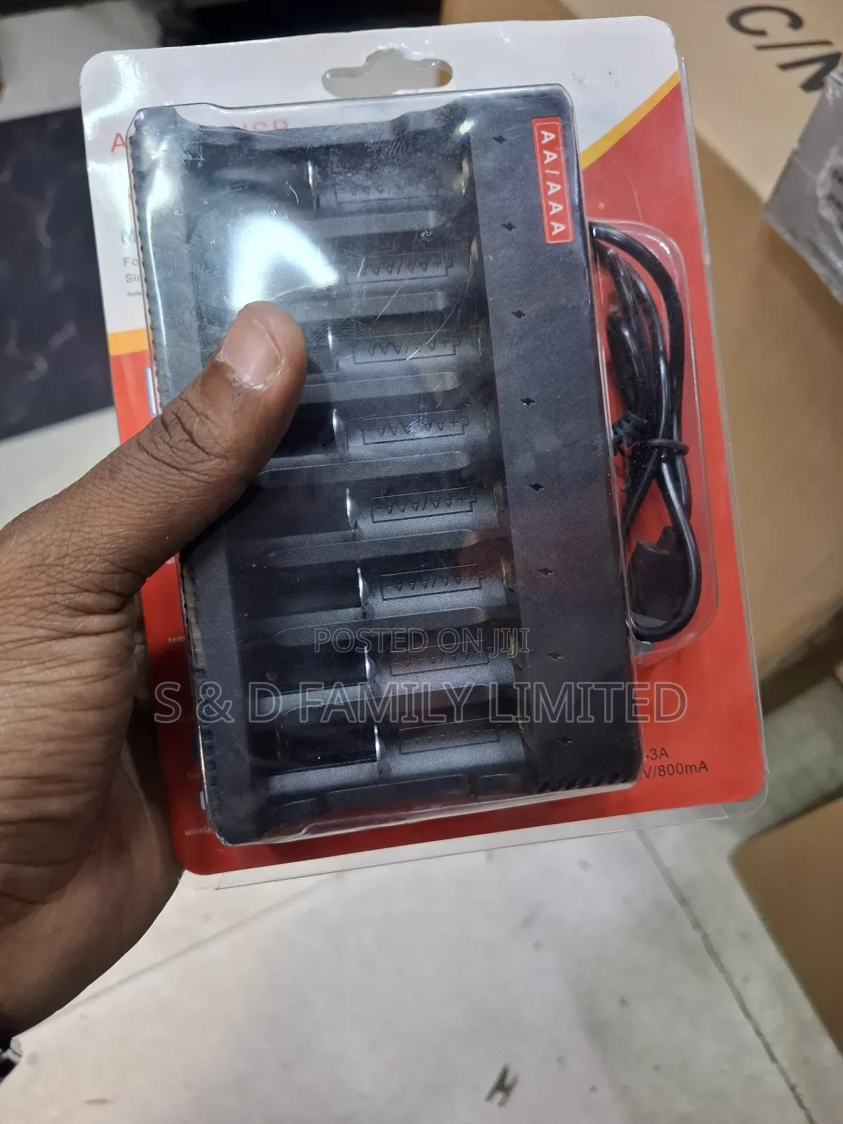 AA/AAA USB Battery Charger
