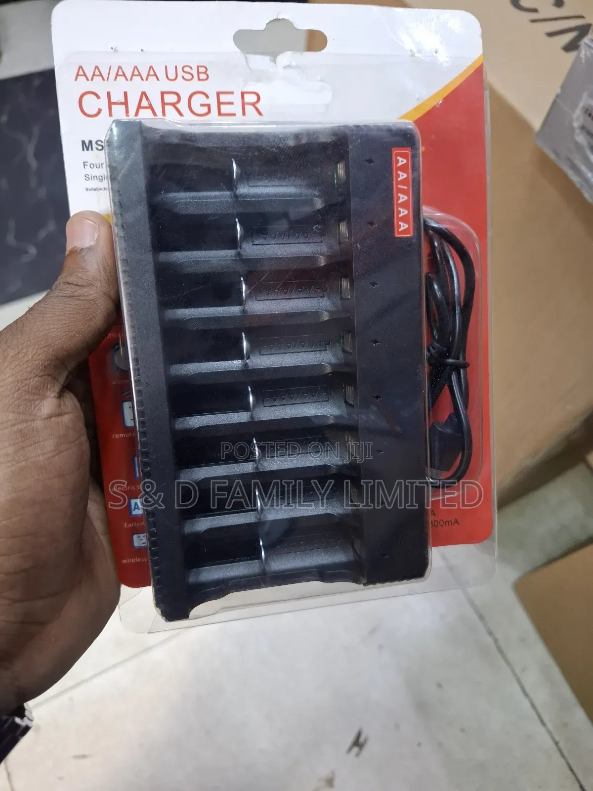 AA/AAA USB Battery Charger