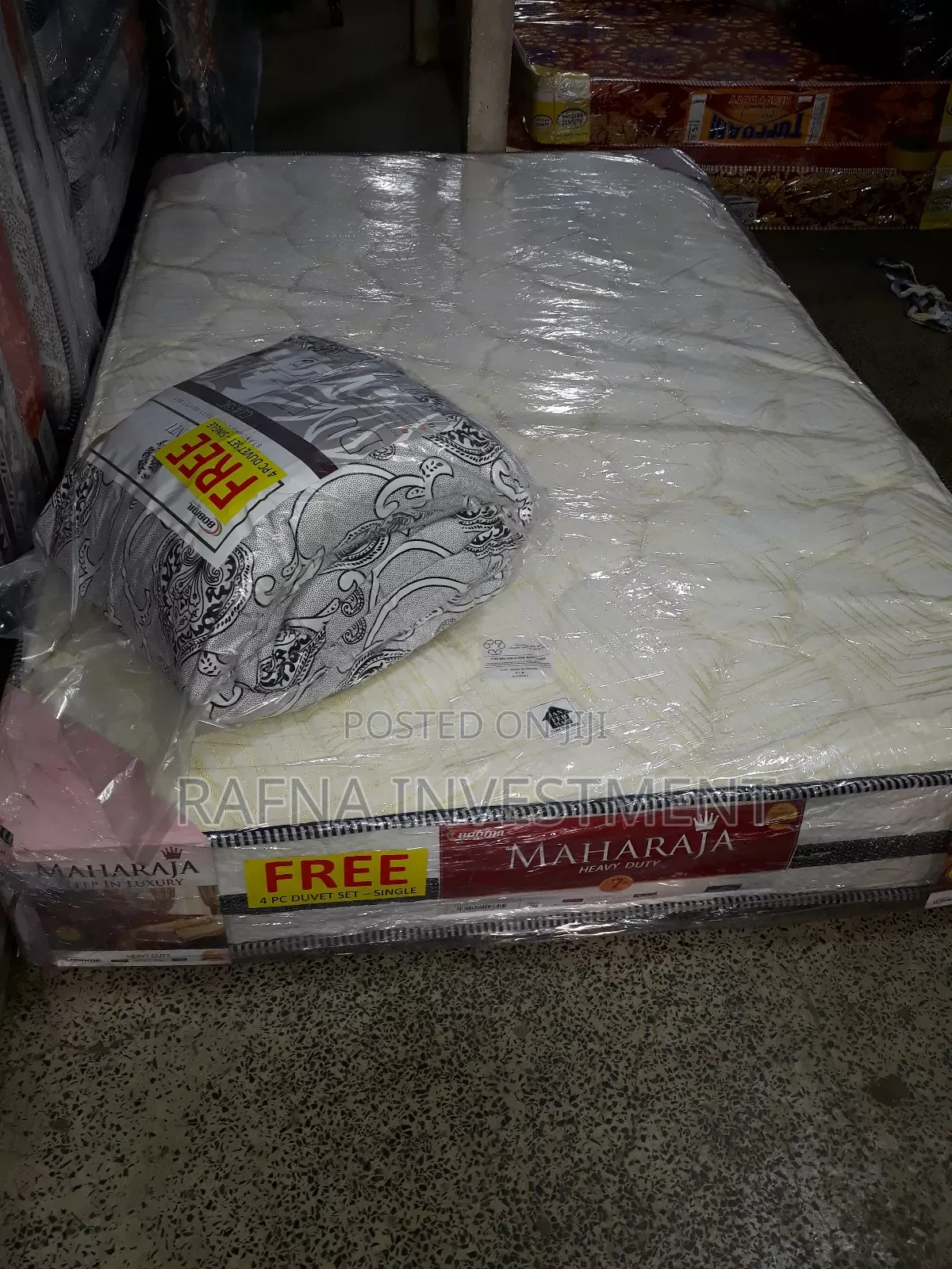 MAHARAJA FOAM MATTRESSES 4×6×8" + Free Duvet Cover