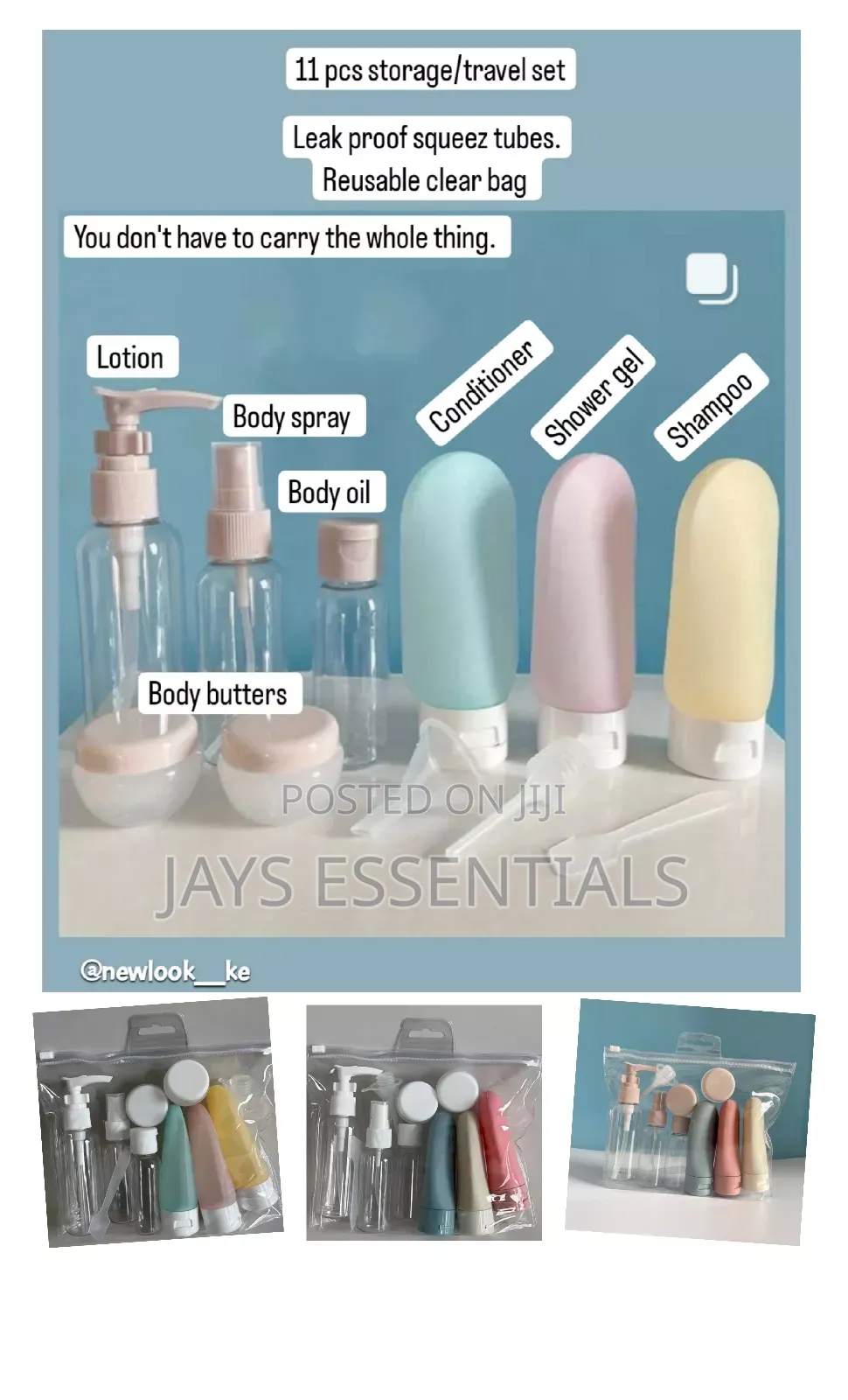 11 Piece Storage /Travel Set