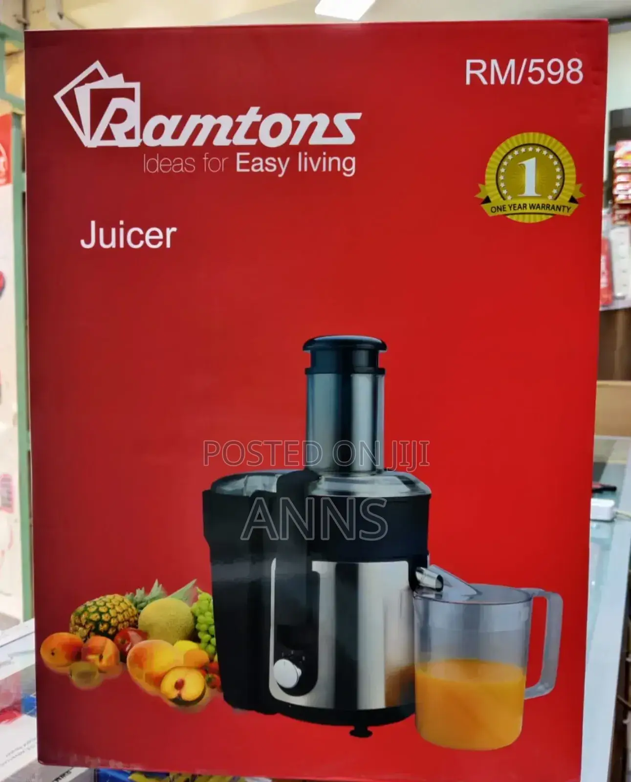 Ramtons Juicer RM598 800W