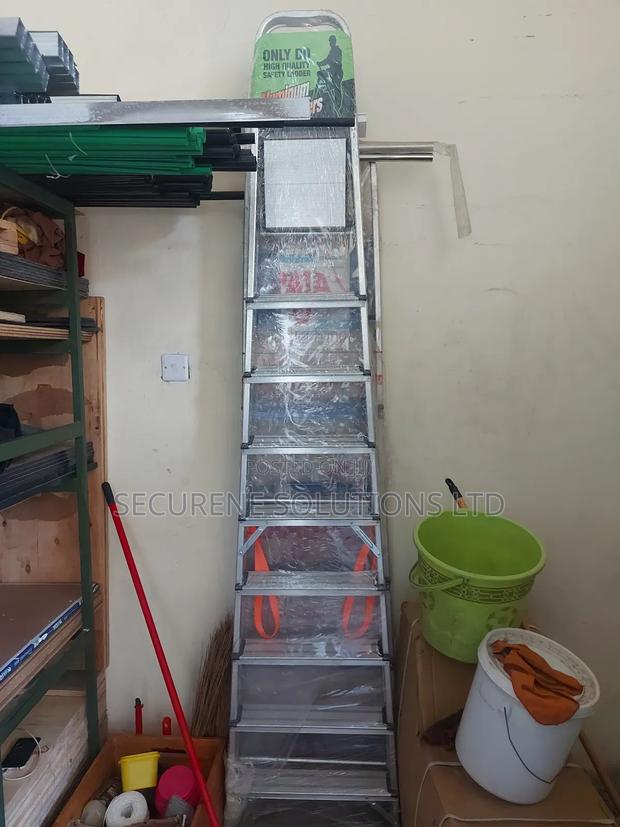 9 Steps Aluminium Ladder a-Type - main view