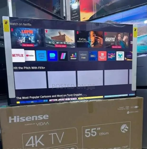 Hisense 55" Smart Vidaa Television- Frameless - thumbnail 2