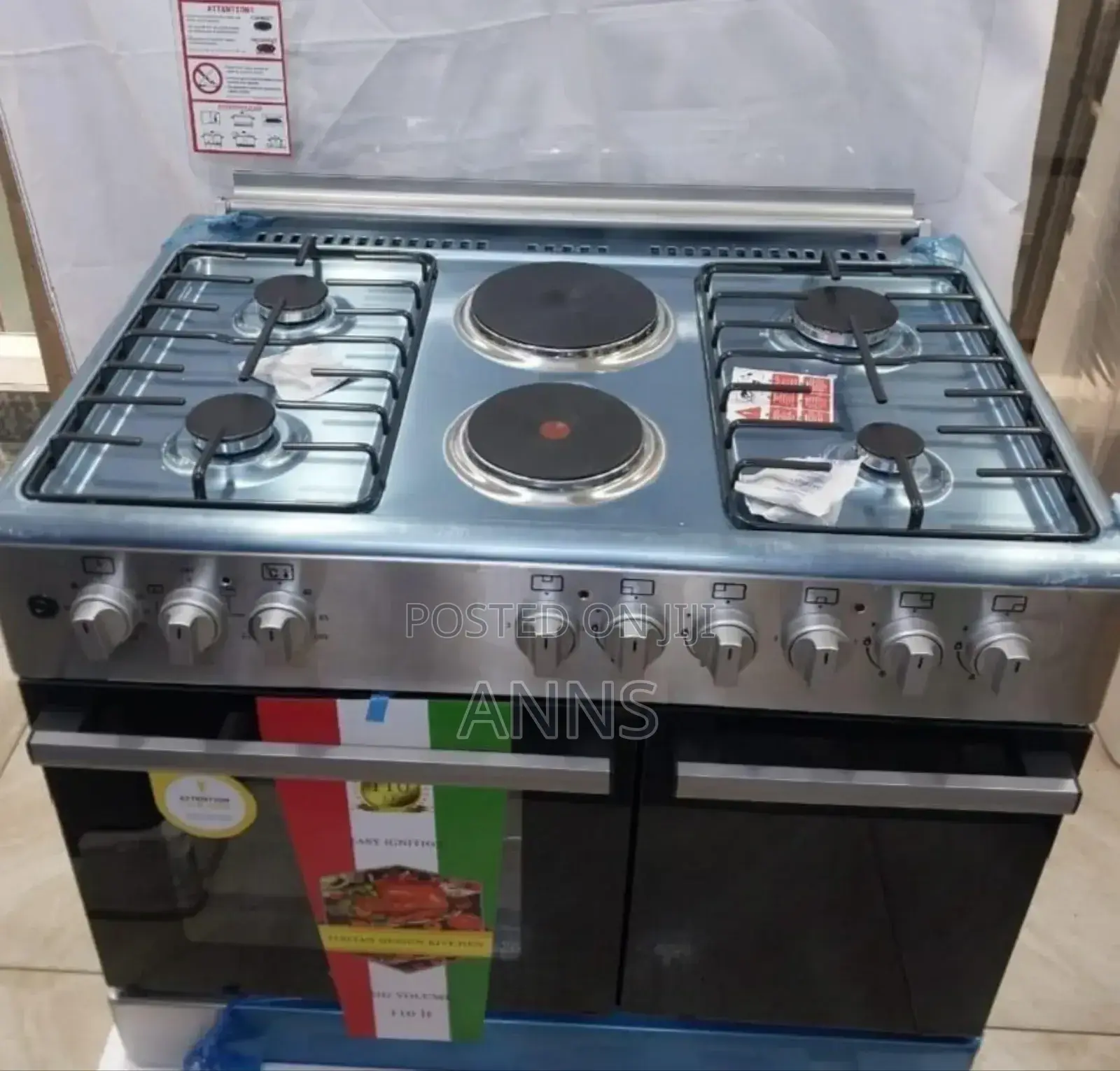 60*90 Von 4+2 Without Gas Compartment Standing Cooker