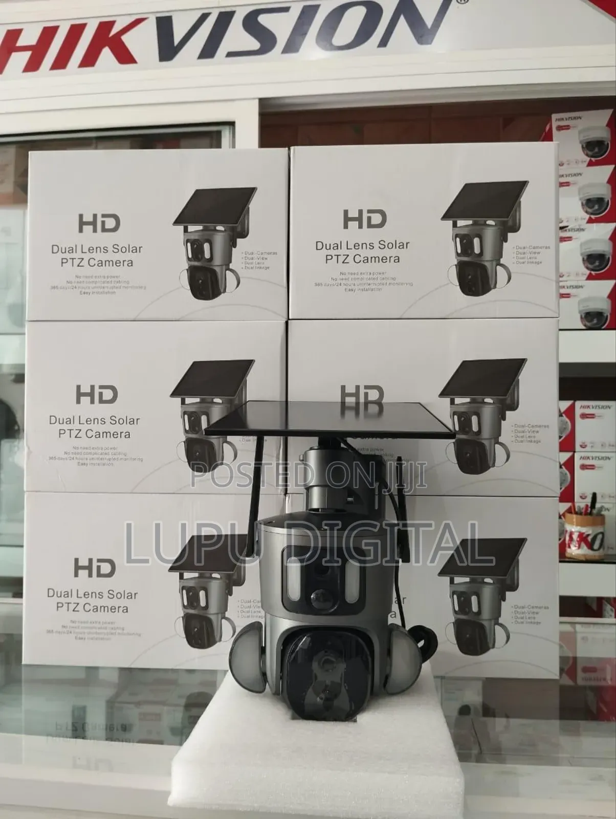 HD Dual Lens Solar PTZ Camera