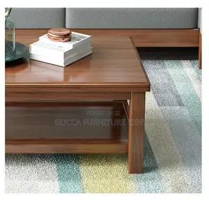 Coffee Tables: 120cm Solid Wooden Long Coffee Table