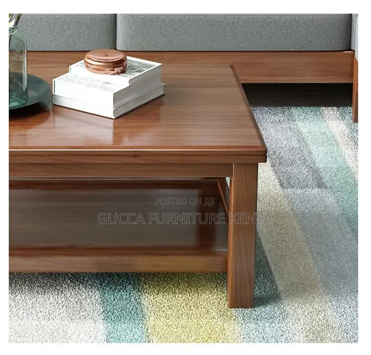 Coffee Tables: 120cm Solid Wooden Long Coffee Table