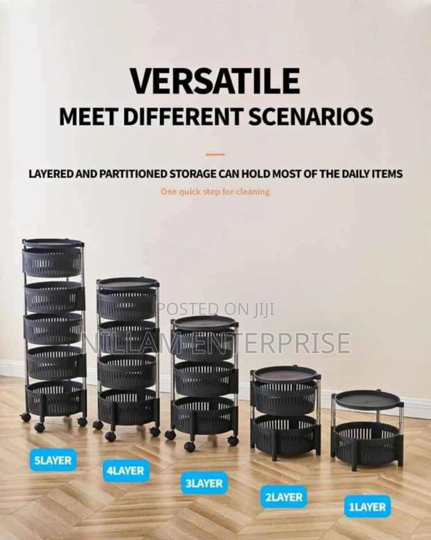 5 Tier Multiple Purposes Simple Vegetables Rack - thumbnail 3