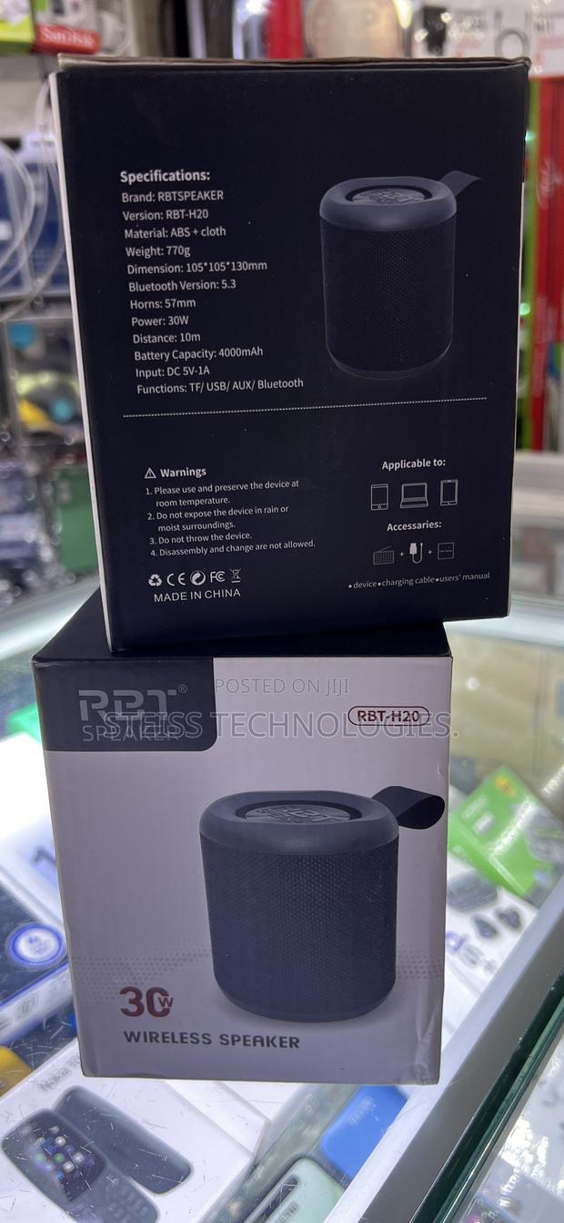 RBT H20 Portable Bluetooth Speaker - thumbnail 2