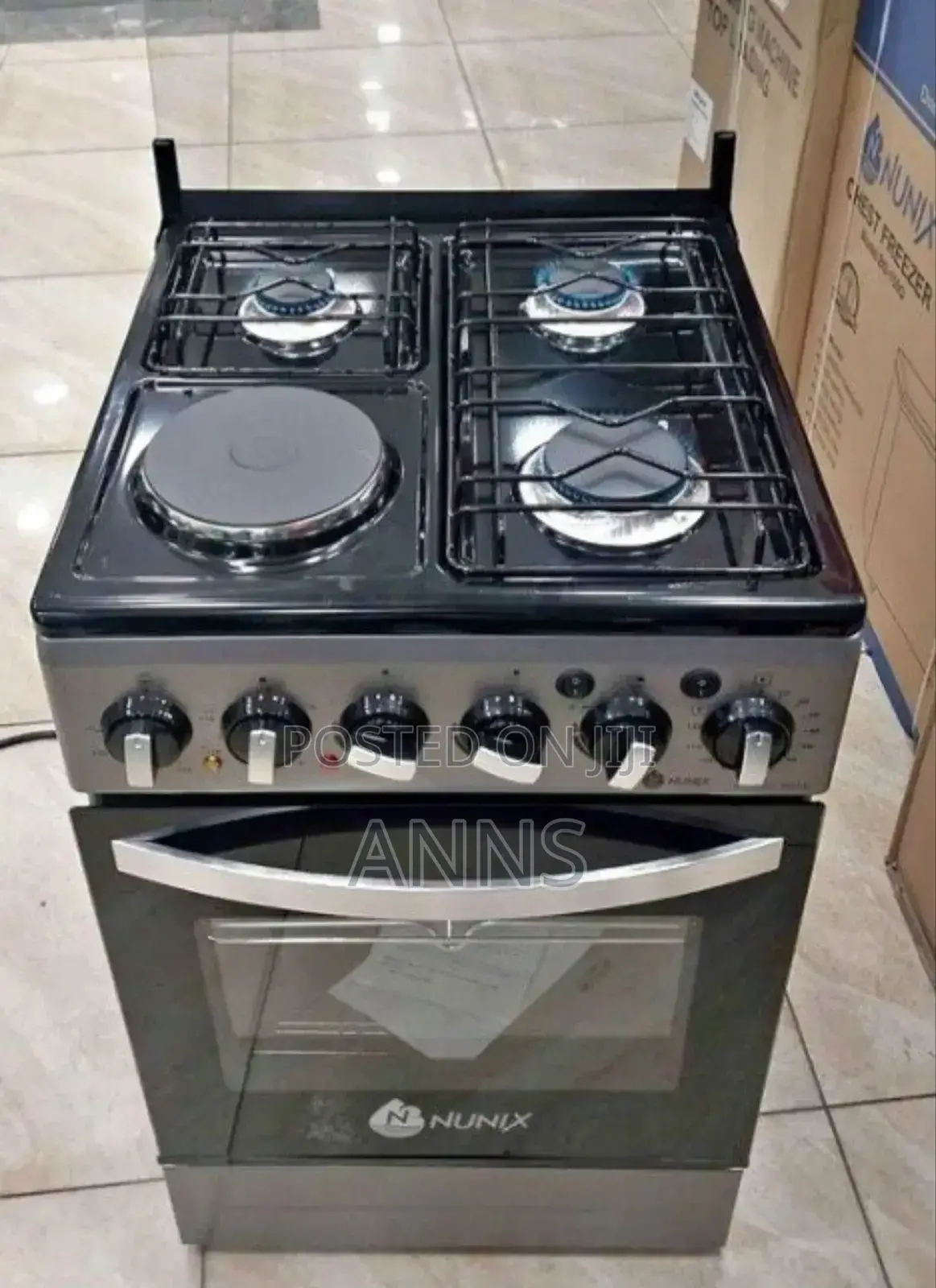 Nunix 3+1 Standing Cooker Size : 50/55cm