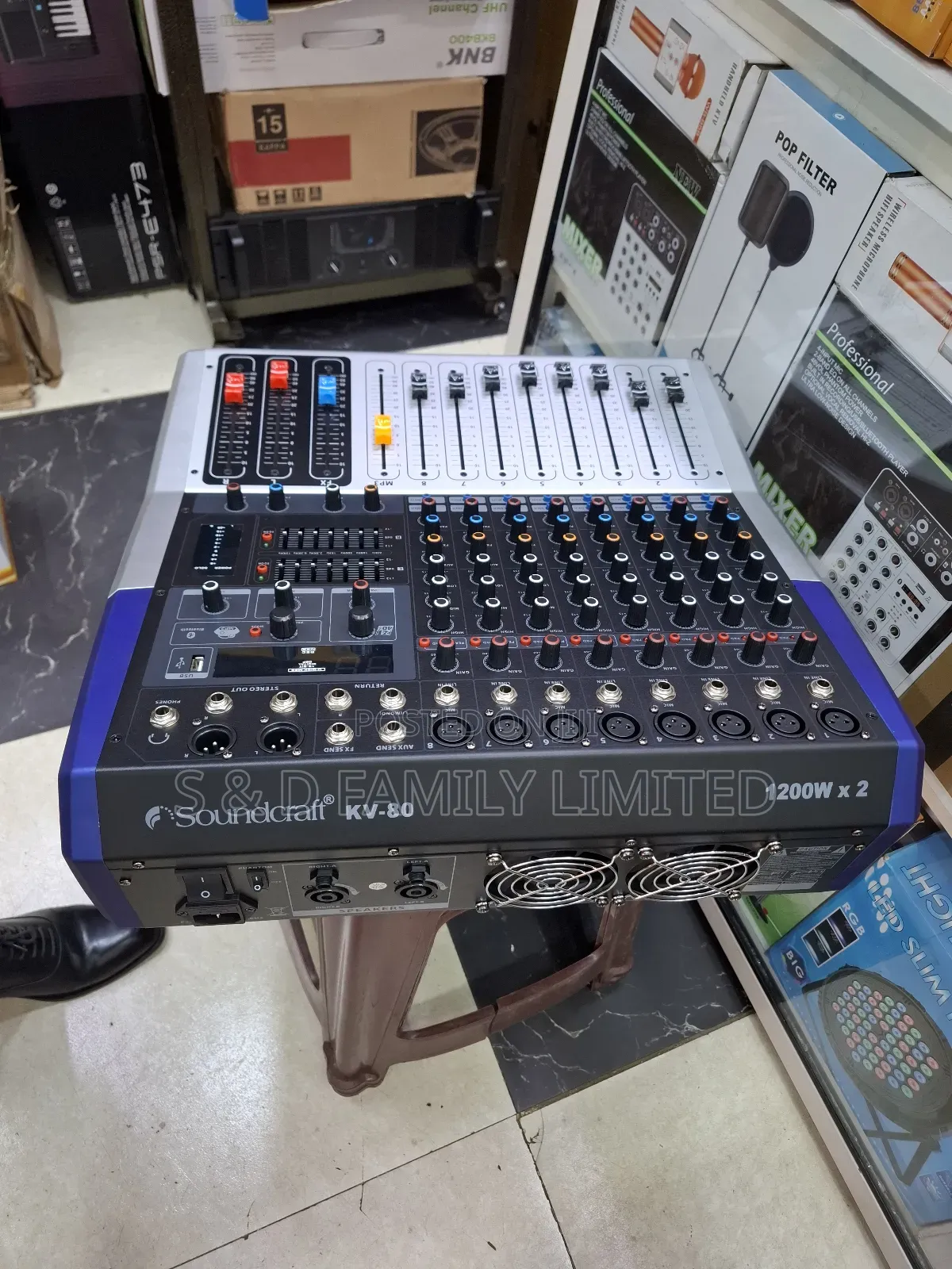 Soundcraft 8 Channels KV Powered Speaker
