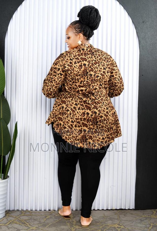 Animal Print Top Dress Plus Tight Plus Size Tops - thumbnail 2