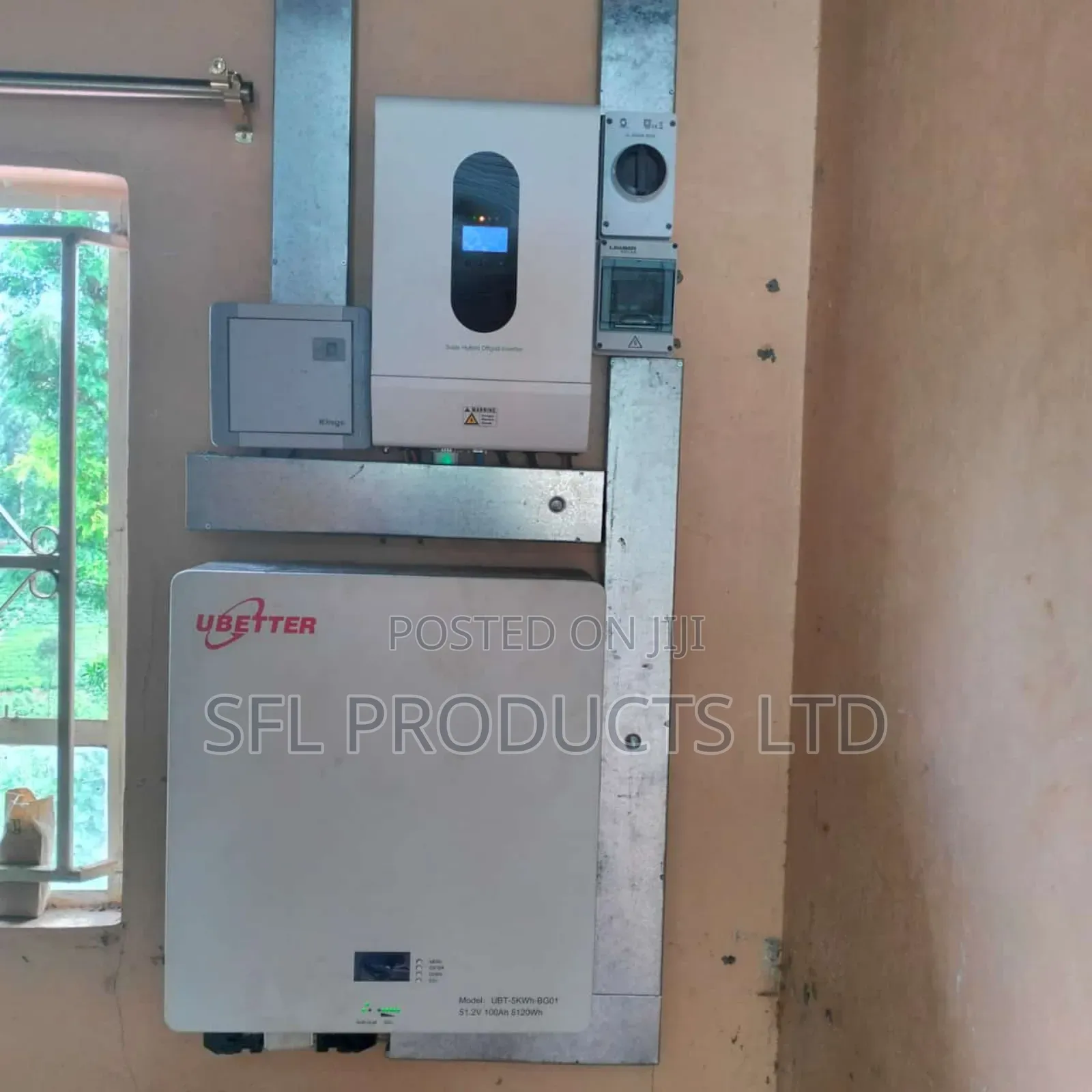 Wall Mount Solar Battery {Ubetter}-5.12kwh