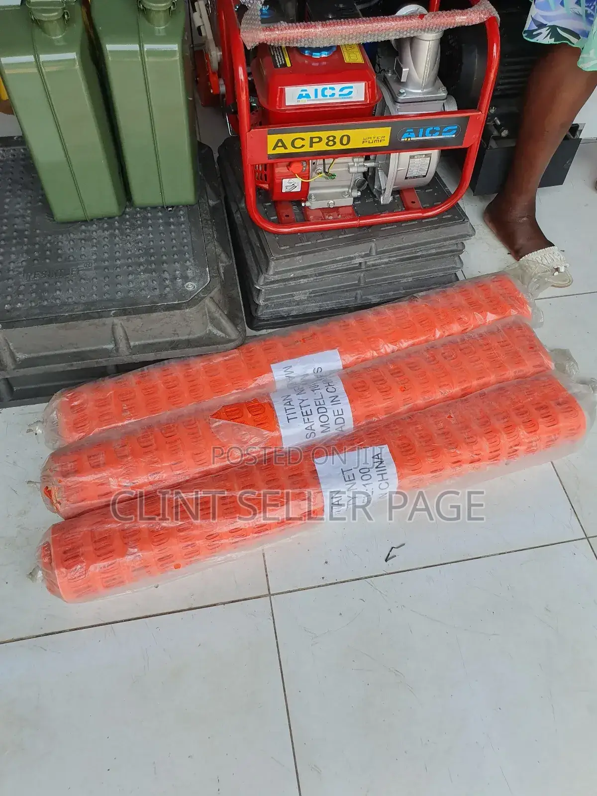 Safety Barrier Net/ Secure Grip.