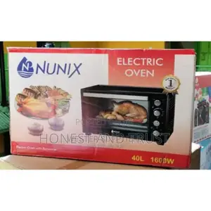 With Grill 40litres Oven. Nunix