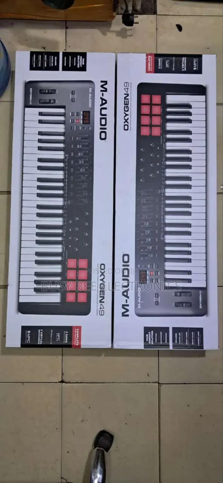 Oxygen 49 Ma Udio 49key Midi Keyboard