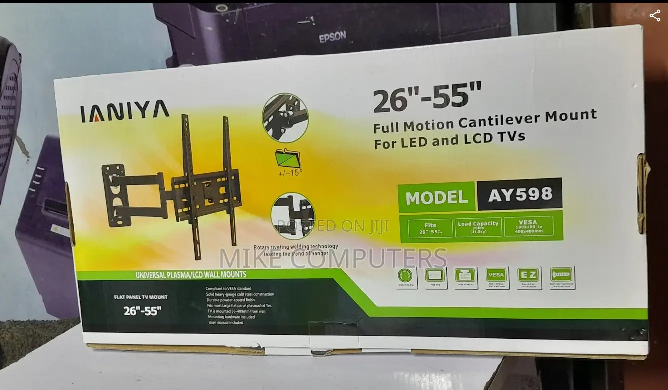55" Swivel Wall Mount TV Bracket