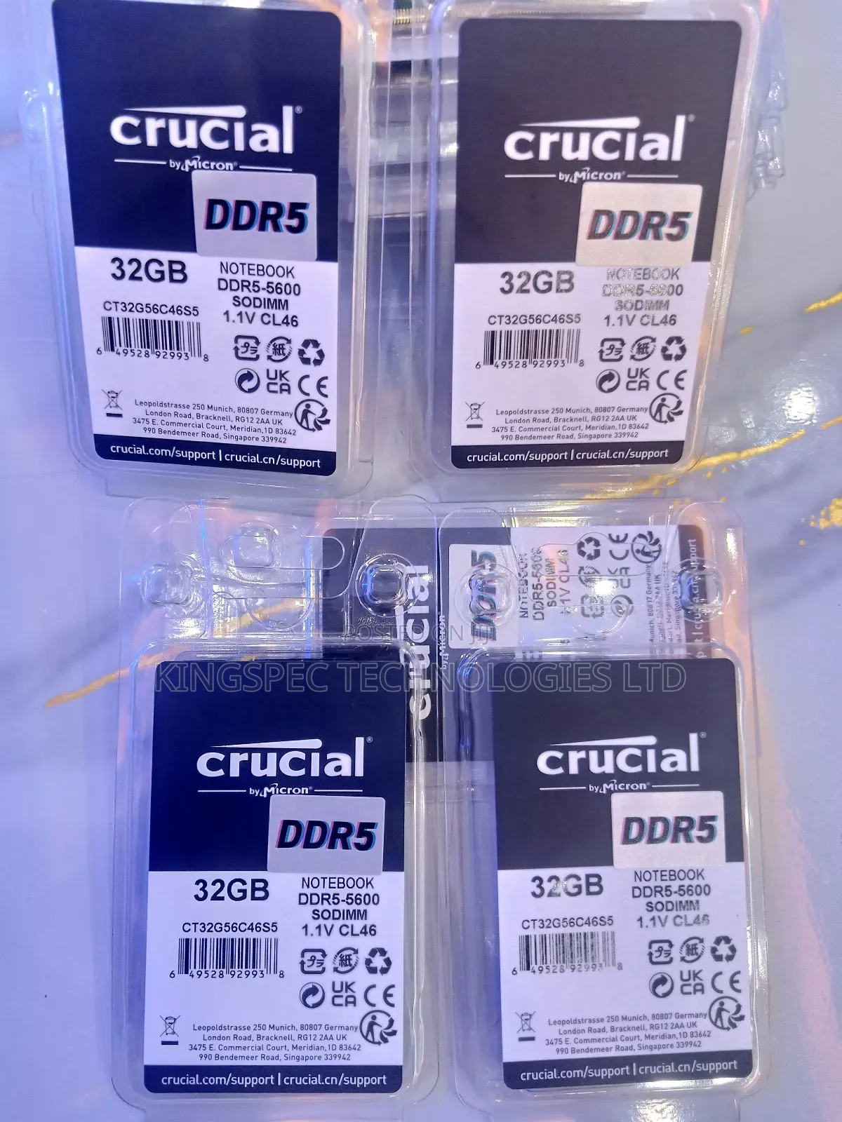 Crucial Laptop Memory 32gb Ddr5 5600