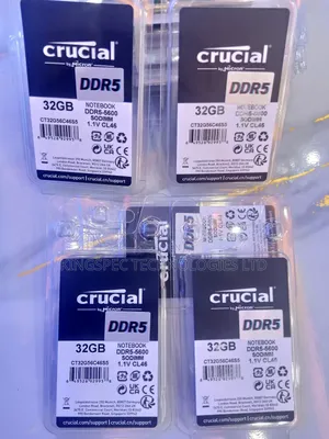 Crucial Laptop Memory 32gb Ddr5 5600