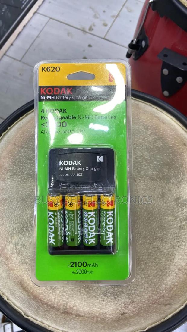 New Kodak AA Rechargeable Batteries Plus Charger - main view