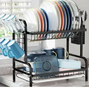 Dish Rack 2 Tier In Silver