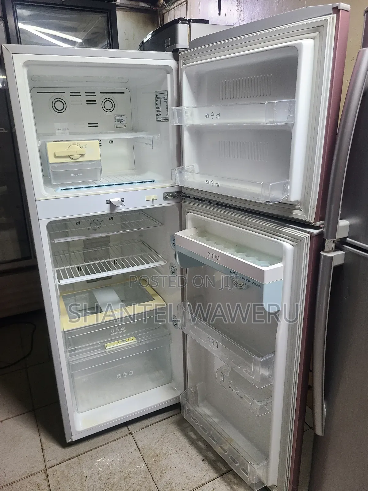 Neat Lg Double Door Fridge Frost Free