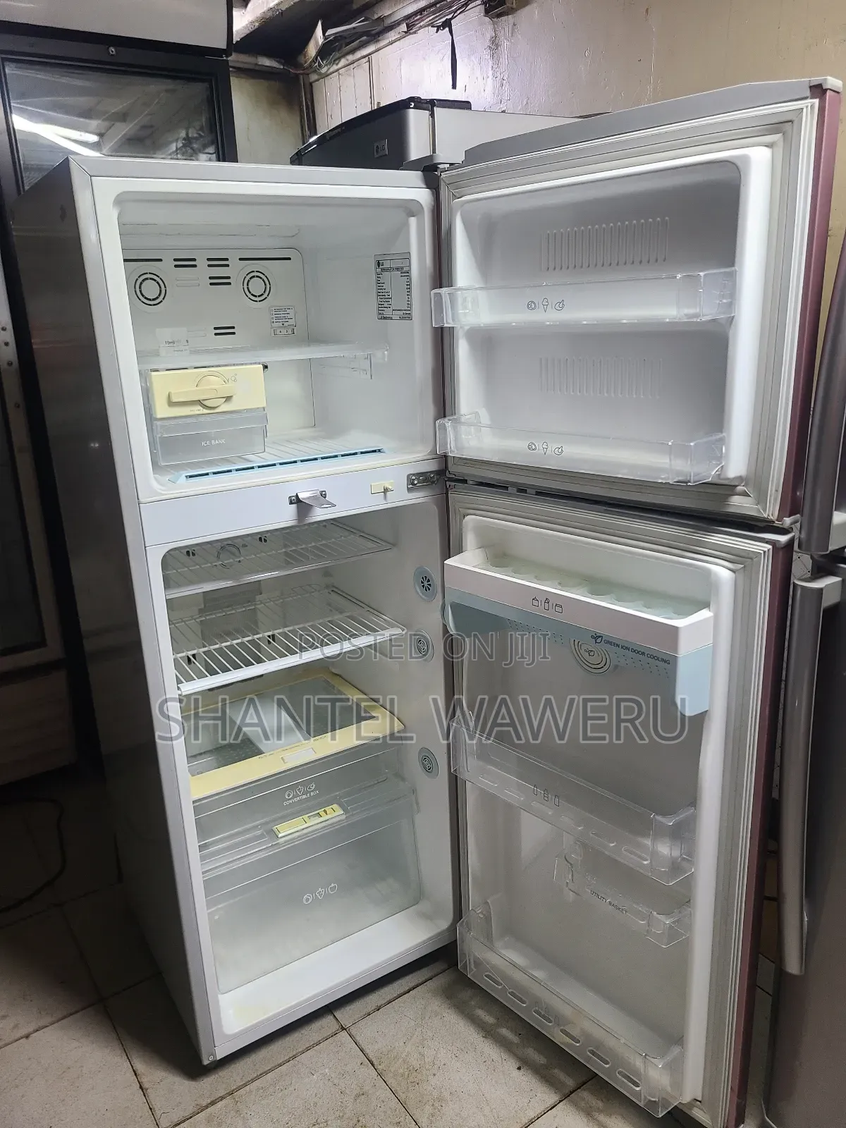 Neat Lg Double Door Fridge Frost Free