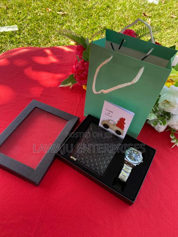 Black Wallet Valentine's Men's Gift Set