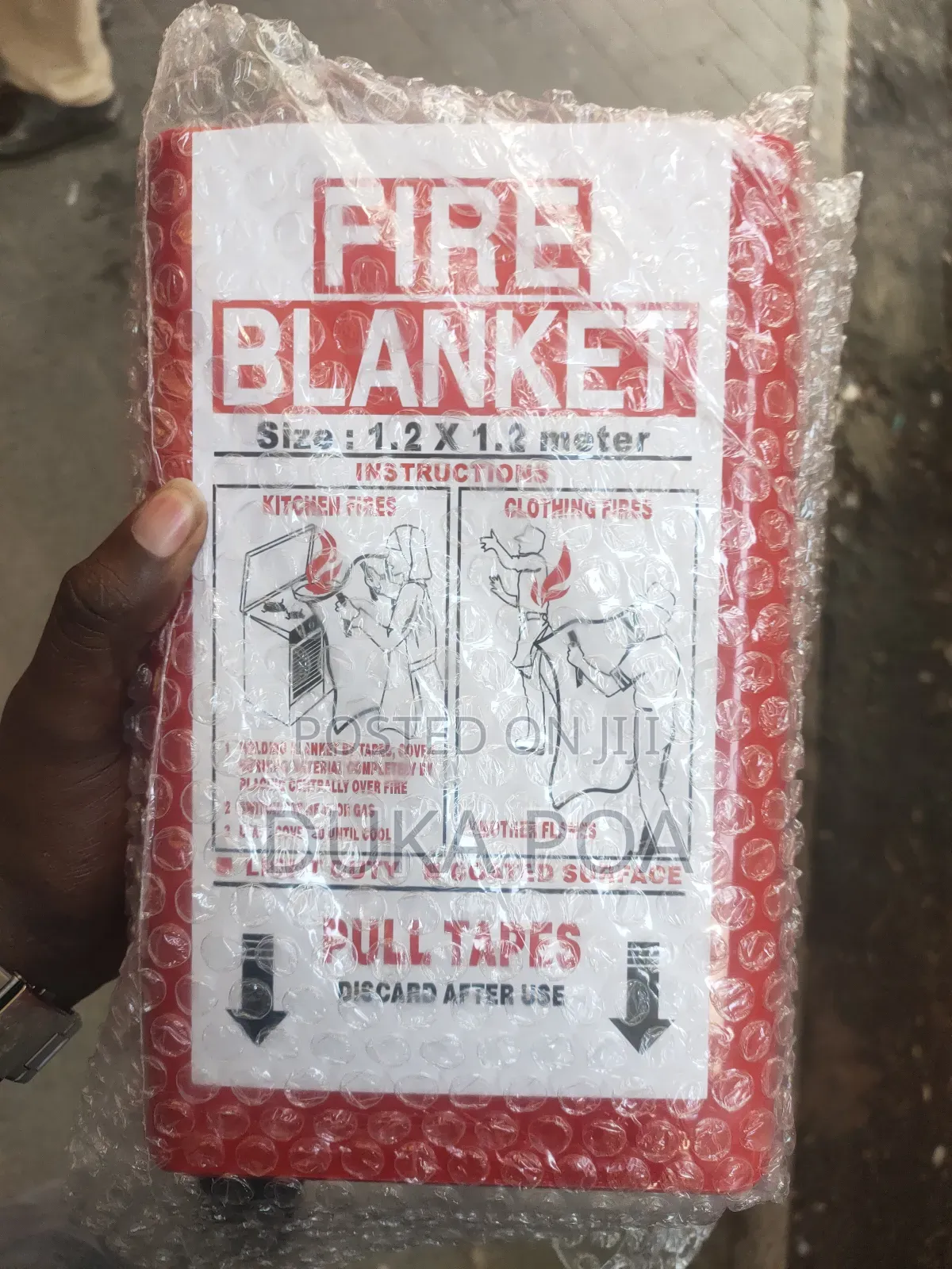 Fire Blanket 1.2m By 1.2m Fire Blanket