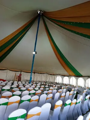 Dressed Seats/Chairs Tents for Hire, Plastic Seats/ Chairs