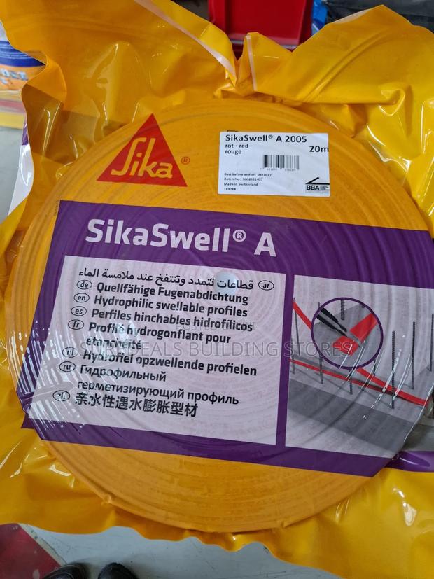 Sika Swell a 2005 (Acrylic Swellable Joint Sealant) - thumbnail 3