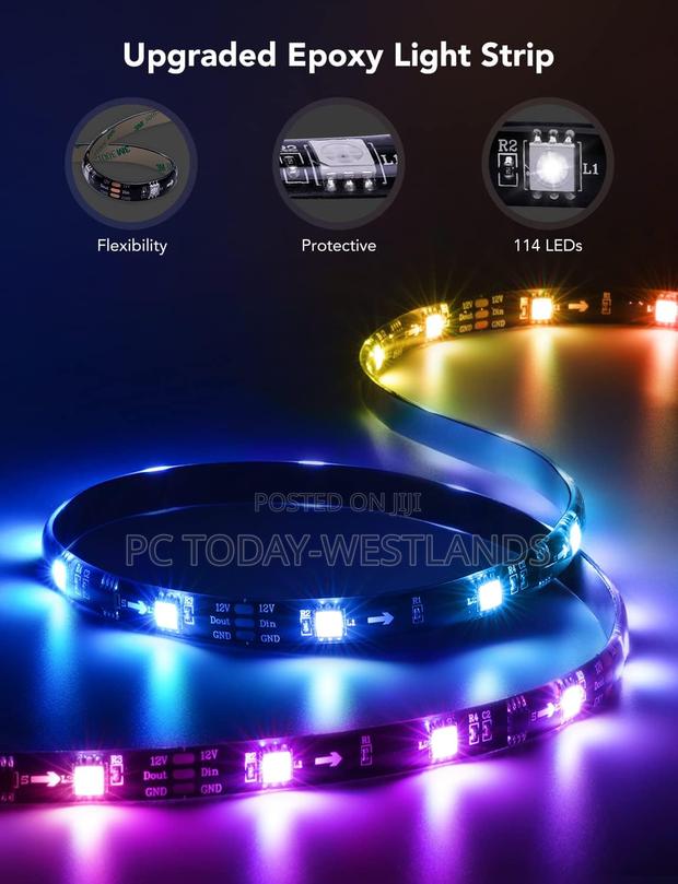 Govee TV LED Backlight,Smart LED Strip Lights 55-65 Inch TVS - thumbnail 4